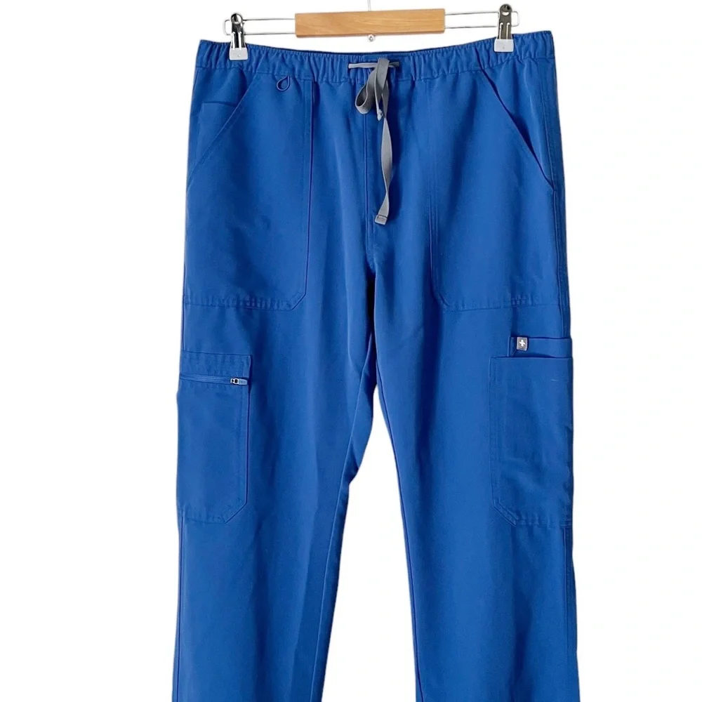 Figs Men's Cairo Cargo Scrub Pant & Chisec Three Pocket Scrub‎ Top Size L